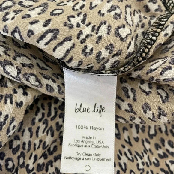 Blue Life leopard blouse - Picture 7 of 7